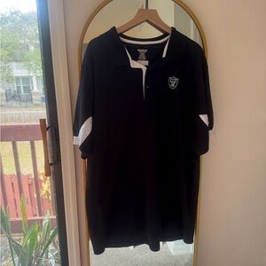 Reebok Raiders Men's Black Polo